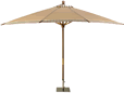 Glencrest Oval Colonial Parsol Cover and Frame - Cappuccino