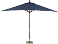 Glencrest Oval Colonial Parsol Cover and Frame - Jean Blue