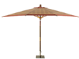 Glencrest Oval Colonial Parsol Cover and Frame - Terracotta Check