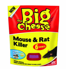 Big Cheese Mouse & Rat Killer - 6 Sachets