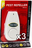 Electronic Pest Control - Pest Stop 500 - Pack of Three
