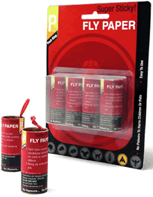 Fly Paper - Pack of 4