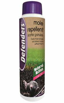 Defenders Mole Repellent Scatter Granules - 450g