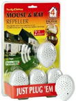Electronic Mouse and Rat Repeller - Pack of 4