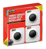 Electronic Pest Control - 3 Single Room Pest Repellers