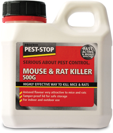 Rat Poison - 500g of Whole Grain Bait