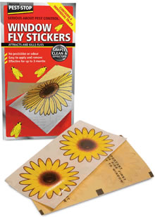 Pest Stop - Window Fly Stickers