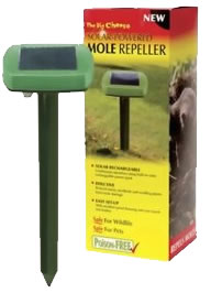 Solar Powered Mole Repeller