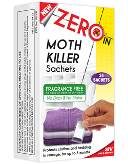 Zero In Moth Killer Sachets