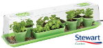 67cm Stewart Electric Kitchen Windowsill Propagator Set - Lime