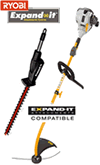 Ryobi Line Trimmer RLT-30CES with FREE Hedge Trimmer Attachment