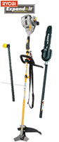Ryobi Brushcutter RBC30SES Promo with Pruner & Extension Shaft