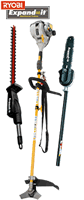 Ryobi Brushcutter RBC30SESA and Attachments Promotion