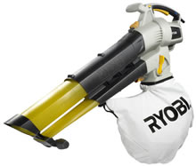 Ryobi Leaf Blower 1900W Blow Vac - RBV-3000VP