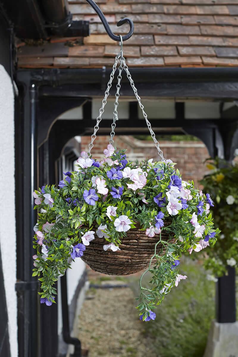Easy Basket - Petunias - Hanging Basket - £24.99 | Garden4Less UK Shop
