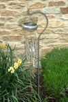 Solar Powered Chrome Wind Chime