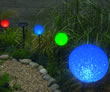 Solar Powered Garden Lights - Multi Coloured Sphere