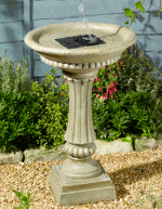 Solar Winchester Birdbath - Water Feature