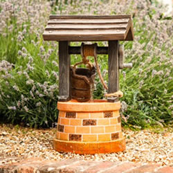Small Image of Wishing Well Solar Powered Water Feature