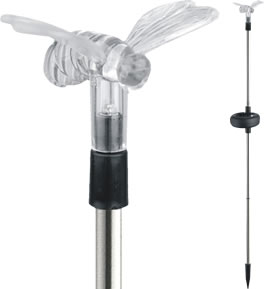 Solar Garden Stake Light - Bee