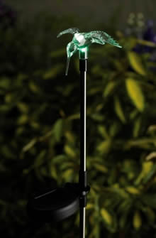 Solar Garden Stake Light - Hummingbird
