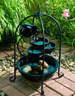 Solar Gloss Black Monro Water Feature
