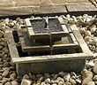 Solar Water Feature - Stepped Slate Fountain