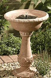 Solar Water Feature - Cheltenham Solar Bird Bath