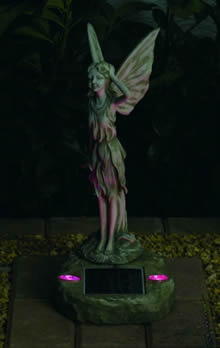 Solar Powered Fairy Statue Light