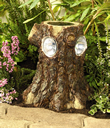 Solar  Garden Light - Tree Stump