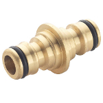 Spear & Jackson Brass Double Male Connector