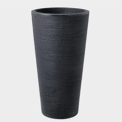 Small Image of Stewarts Varese Tall Vase Planter in Granite