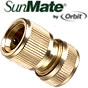 Brass Hose Fitting, Quick Release with Auto Stop - 94677