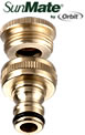 Brass Tap Connector by Sunmate Orbit - 94752