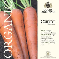 Duchy Originals Jeanette F1 Hybrid Carrot Seeds