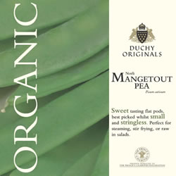 Duchy Originals Norli Mangetout Pea Seeds