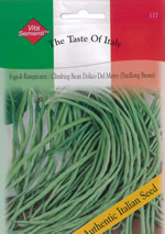 Italian Fagioli Rampicanti Dolcio del Metro Climbing Bean Seeds