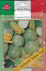 Italian Tondo di Toscana Courgette Seeds