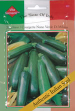 Italian Zucchino Nano Verde di Milano Courgette Seeds