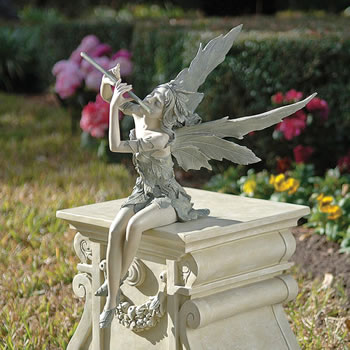 Image of Fairy of the West Wind Garden Ornament by Design Toscano