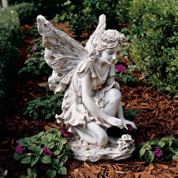 Image of Fiona the Flower Fairy Garden Ornament Statue