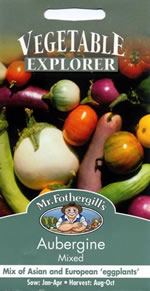 Vegetable Explorer Mixed Aubergine Seeds