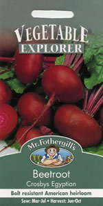 Vegetable Explorer Crosbys Egyptian Beetroot Seeds