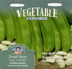 Vegetable Explorer Lingot Cannellino Dwarf Bean Seeds