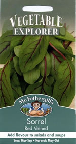 Vegetable Explorer Red Veined Sorrel Seeds