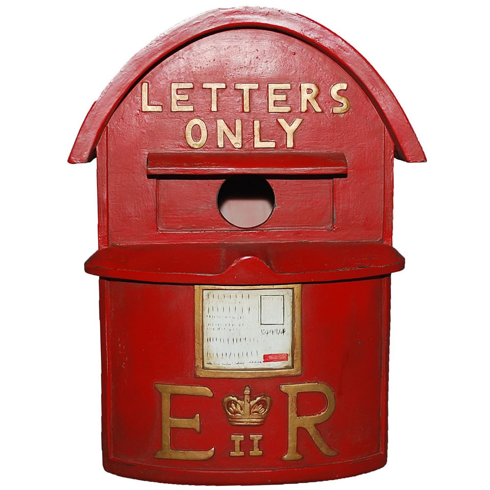 Vivid Arts Post Box Birdhouse - Resin Letterbox Bird Box ...