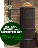 Black Poly Water Butt - 110ltr