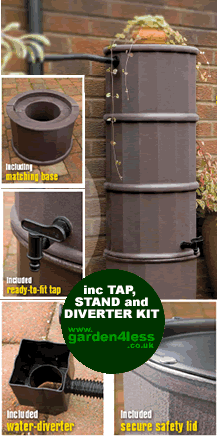 Oak Poly Water Butt - 110