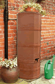 Terracotta Poly Water Butt - 220 Ltr