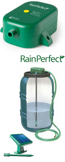 RainPerfect Solar Powered Water Butt Pump System